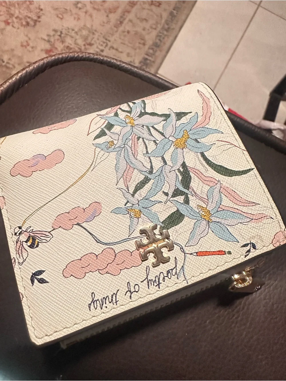 Tory Burch compact leather
